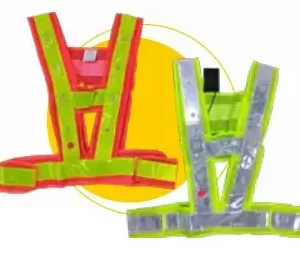SAFETY VEST C/W LED LIGHTS